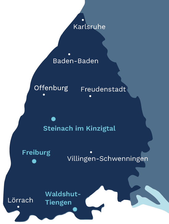 Das Einzugsgebiet der Servicetechniker